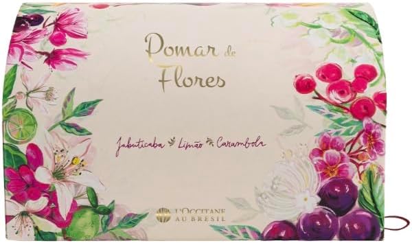 L'Occitane au Brésil Kit Pomar de Flores, Jabuticaba, Limão e Carambola, 3 Miniaturas de 15mL cada