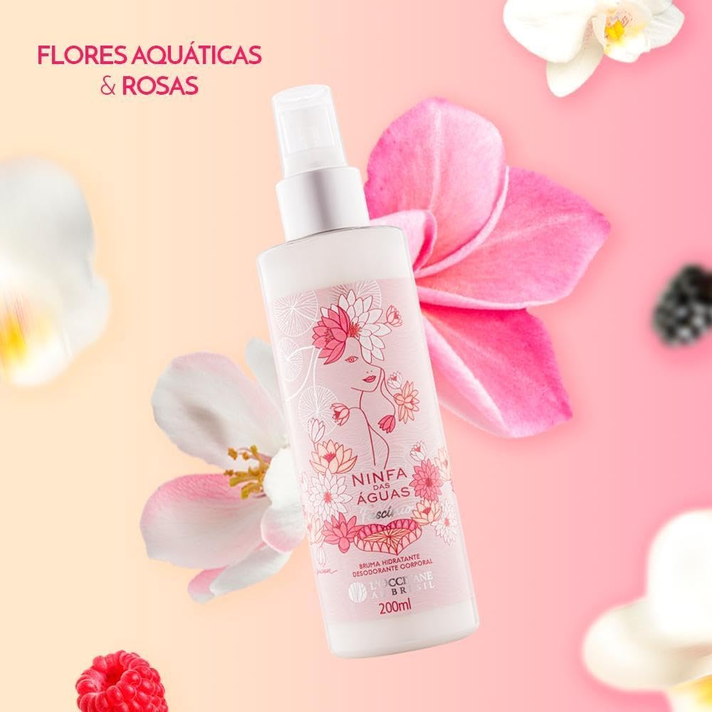 Bruma Hidratante Desodorante Corporal Ninfa das Águas Fascínio 200ml