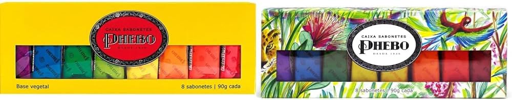 Kit PHEBO Sabonete Amarelo 720g + Sabonete Amazônia 720g