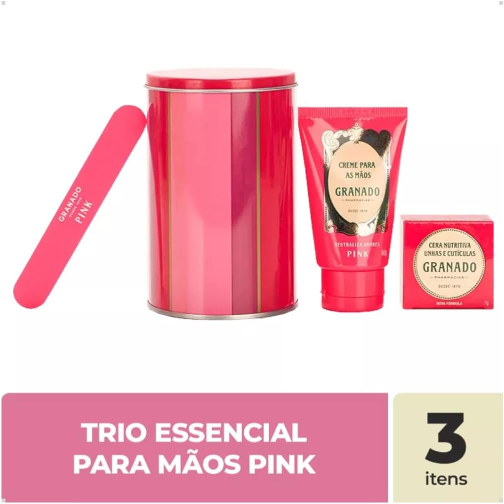Granado Trio Essencial Mãos, Pink