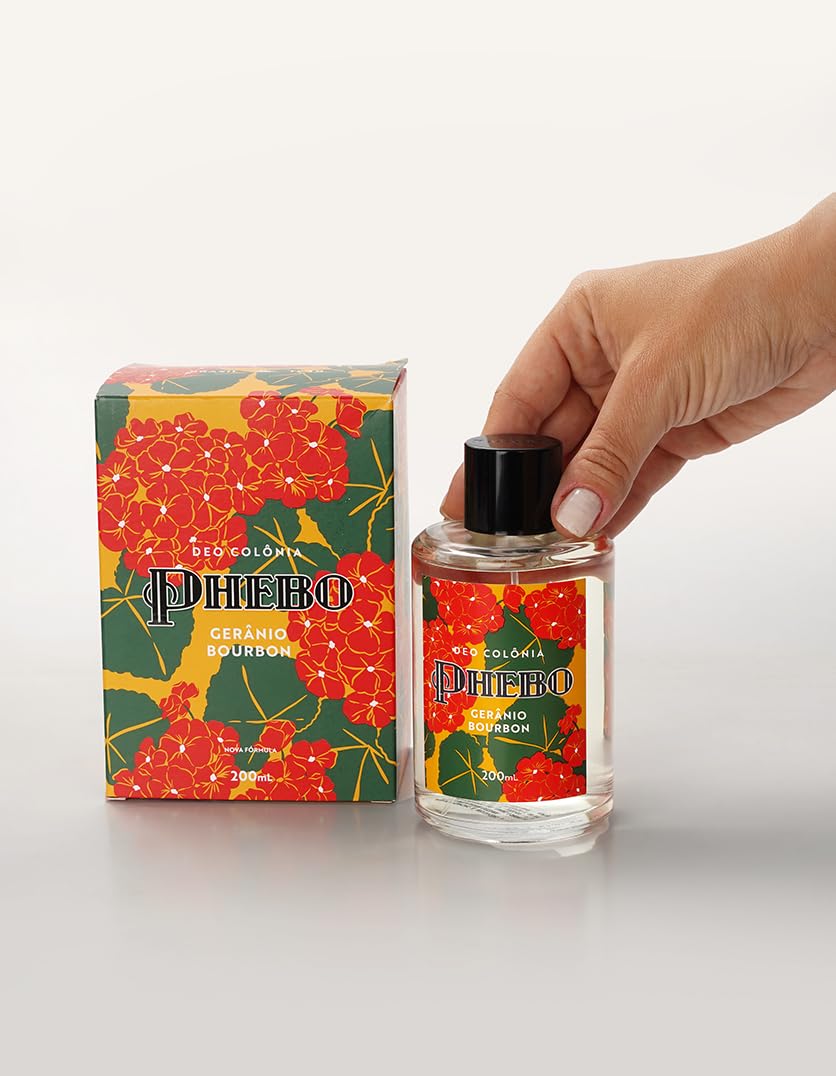 Colônia Gerânio Bourbon Phebo 200ml