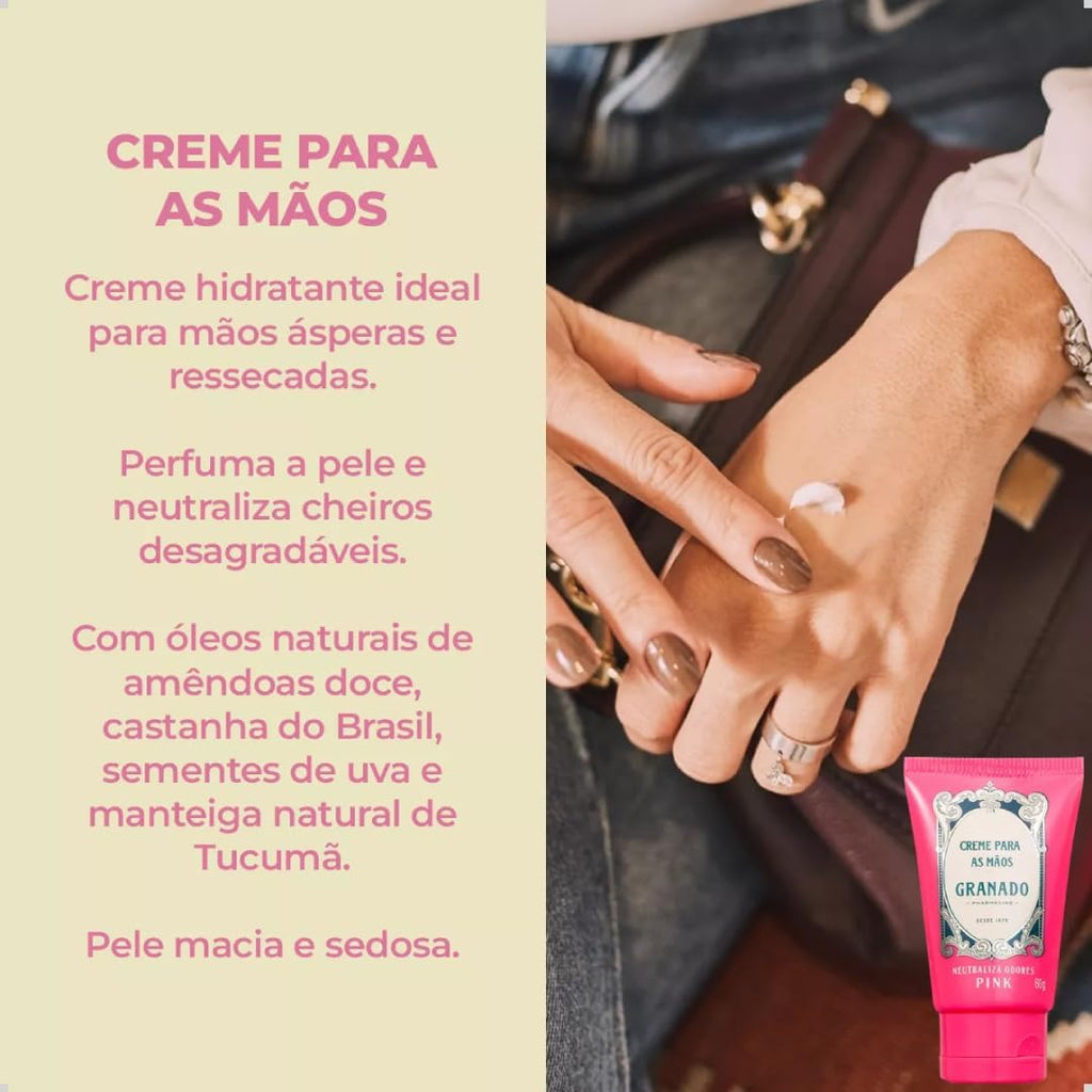 Granado Trio Essencial Mãos, Pink