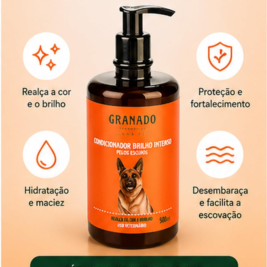 Granado Condicionador Pet Desembaraçador, Pelos Longos, 500ml