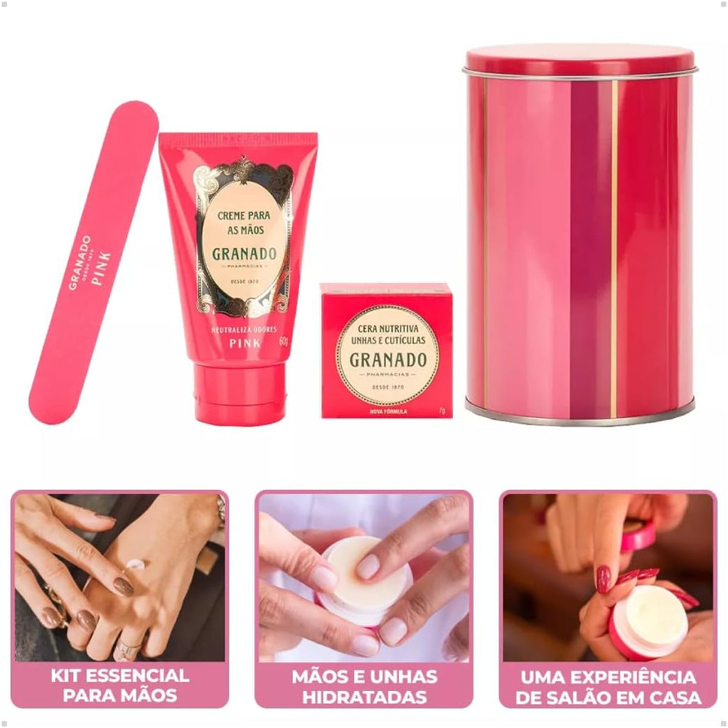 Granado Trio Essencial Mãos, Pink